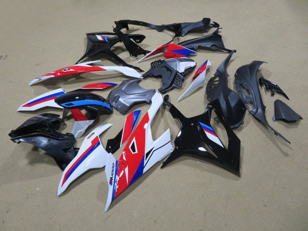 Affordable 2019-2021 Black White Red Blue BMW S1000RR Motor Bike Fairings UK