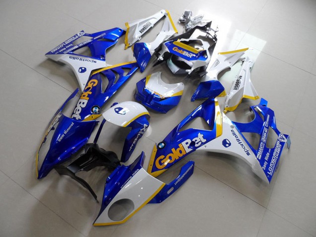 Affordable 2009-2014 Blue White GoldBet BMW S1000RR Motorcycle Fairings Kit UK Affordable 2009-2014 Blue White GoldBet BMW S1000RR Motorcycle Fairings Kit UK