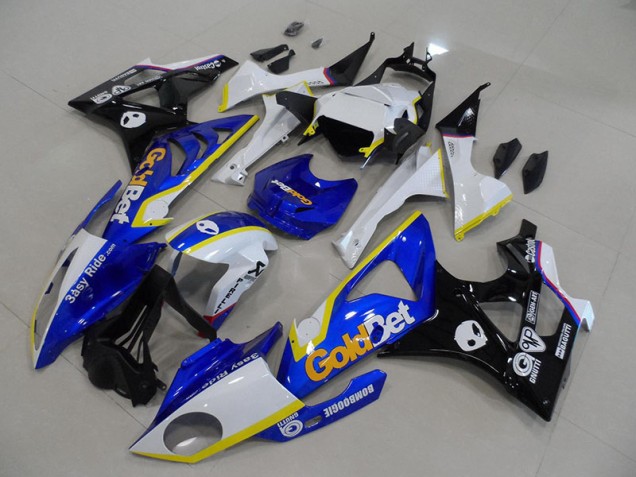 Affordable 2009-2014 Blue White GoldBet BMW S1000RR Motorcycle Fairings UK Affordable 2009-2014 Blue White GoldBet BMW S1000RR Motorcycle Fairings UK