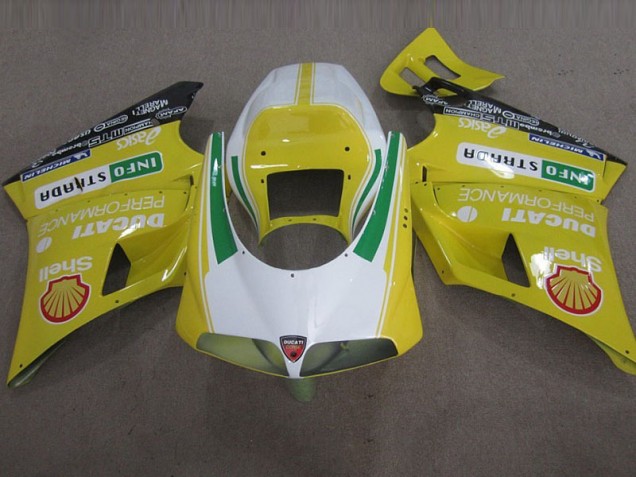 Affordable 1993-2005 Yellow Shell Info Strrda Ducati 748 Motorbike Fairing UK