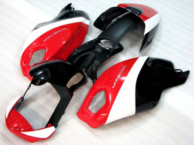 Affordable 2008-2012 Black Red White Monster Ducati Monster 696 Motorcyle Fairings UK Affordable 2008-2012 Black Red White Monster Ducati Monster 696 Motorcyle Fairings UK