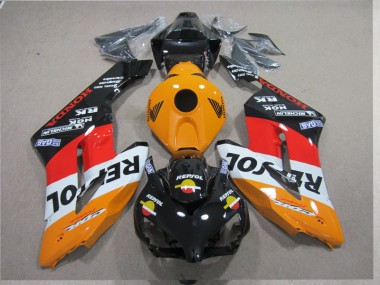 Affordable 2004-2005 Orange Red Repsol Honda CBR1000RR Moto Fairings UK