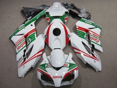 Affordable 2004-2005 White Red Castrol Honda CBR1000RR Motor Fairings UK