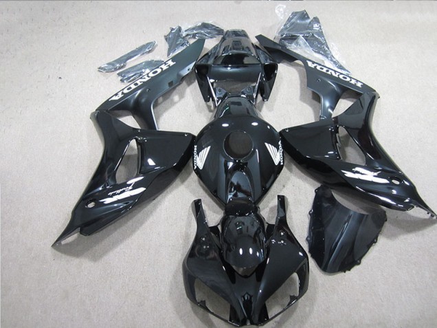 Affordable 2006-2007 Black White Decal Honda CBR1000RR Motorcycle Fairing Kits UK Affordable 2006-2007 Black White Decal Honda CBR1000RR Motorcycle Fairing Kits UK