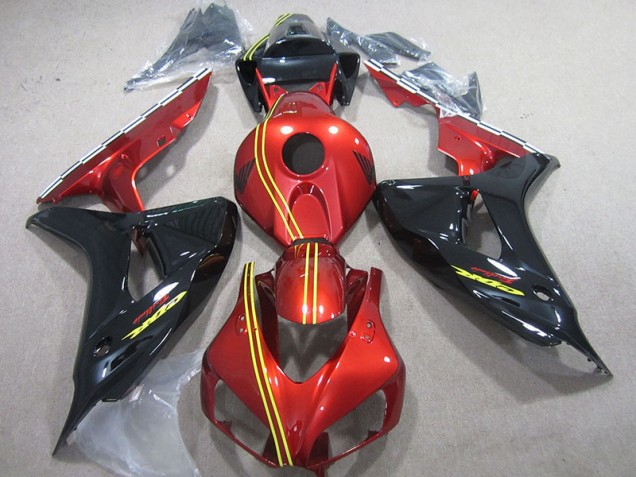 Affordable 2006-2007 Black Red Yellow Honda CBR1000RR Motorcycle Fairing Kit UK Affordable 2006-2007 Black Red Yellow Honda CBR1000RR Motorcycle Fairing Kit UK