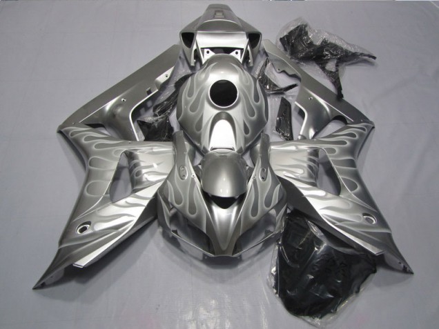 Affordable 2006-2007 Silver Flame Honda CBR1000RR Bike Fairings UK Affordable 2006-2007 Silver Flame Honda CBR1000RR Bike Fairings UK