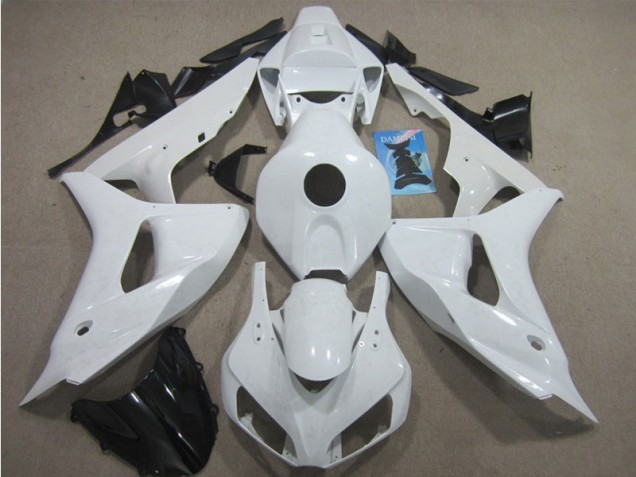Affordable 2006-2007 White Honda CBR1000RR Motorcycle Fairings Kits UK