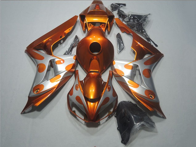 Affordable 2006-2007 Orange Honda CBR1000RR Motorcycle Replacement Fairings UK