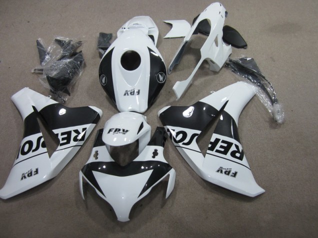 Affordable 2008-2011 Black White Repsol Honda CBR1000RR Replacement Motorcycle Fairings UK Affordable 2008-2011 Black White Repsol Honda CBR1000RR Replacement Motorcycle Fairings UK
