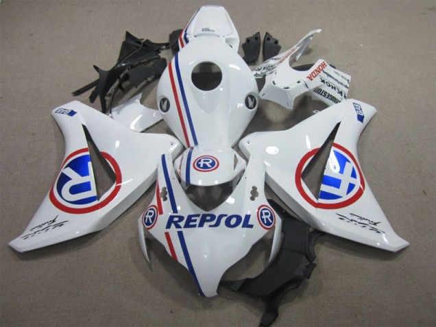 Affordable 2008-2011 White Blue Repsol Honda CBR1000RR Motorcycle Bodywork UK