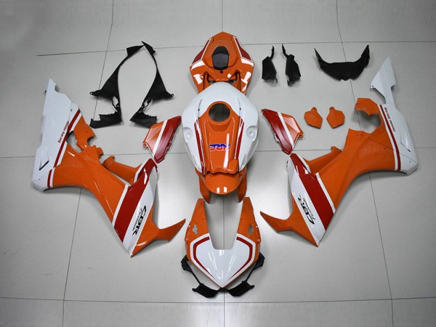 Affordable 2017-2020 Orange White HRC Honda CBR1000RR Motorbike Fairing UK Affordable 2017-2020 Orange White HRC Honda CBR1000RR Motorbike Fairing UK