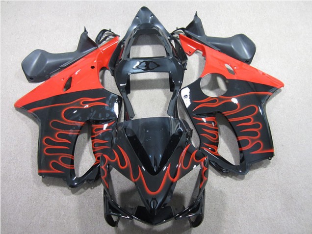 Affordable 2001-2003 Black Red Flame Honda CBR600 F4i Motorcyle Fairings UK Affordable 2001-2003 Black Red Flame Honda CBR600 F4i Motorcyle Fairings UK