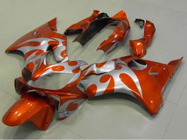 Affordable 2004-2007 Orange Silver Honda CBR600 F4i Motor Bike Fairings UK Affordable 2004-2007 Orange Silver Honda CBR600 F4i Motor Bike Fairings UK