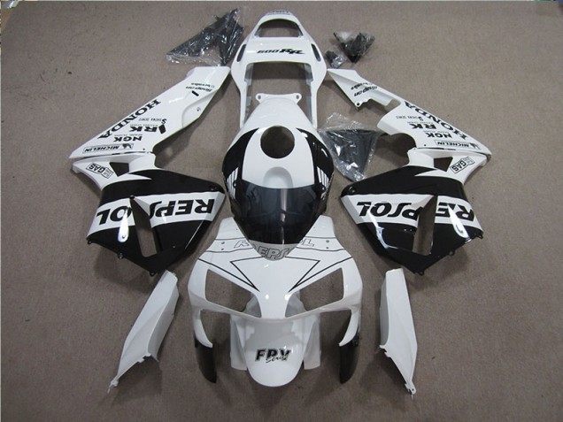 Affordable 2005-2006 White Black Repsol Honda CBR600RR Motorcylce Fairings UK Affordable 2005-2006 White Black Repsol Honda CBR600RR Motorcylce Fairings UK