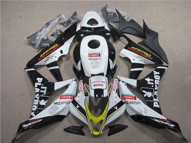 Affordable 2007-2008 Black Red White DENSO Honda CBR600RR Replacement Motorcycle Fairings UK Affordable 2007-2008 Black Red White DENSO Honda CBR600RR Replacement Motorcycle Fairings UK