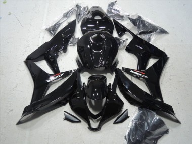Affordable 2007-2008 Black Honda CBR600RR Motorcycle Fairing Kits UK