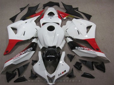 Affordable 2009-2012 White Red Black Mugen Honda CBR600RR Bike Fairings UK
