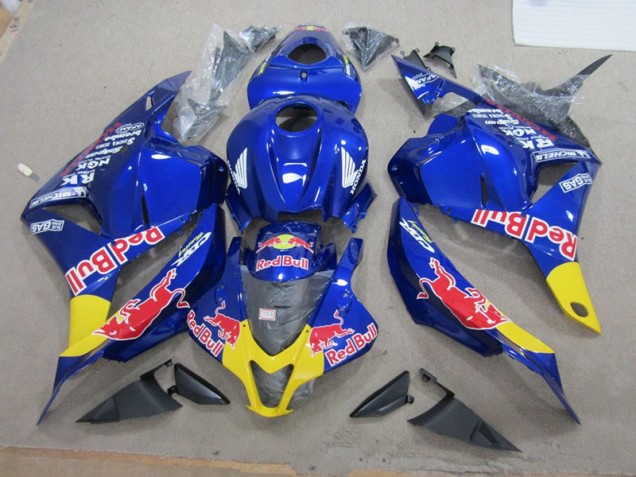 Affordable 2009-2012 Blue Red Bull Honda CBR600RR Replacement Motorcycle Fairings UK