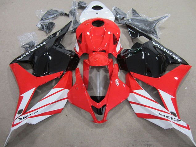 Affordable 2009-2012 Red Black White Honda CBR600RR Motorcycle Fairings Kit UK