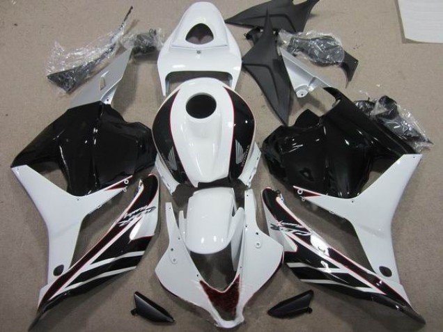 Affordable 2009-2012 Black White Honda CBR600RR Motorcycle Fairings UK Affordable 2009-2012 Black White Honda CBR600RR Motorcycle Fairings UK