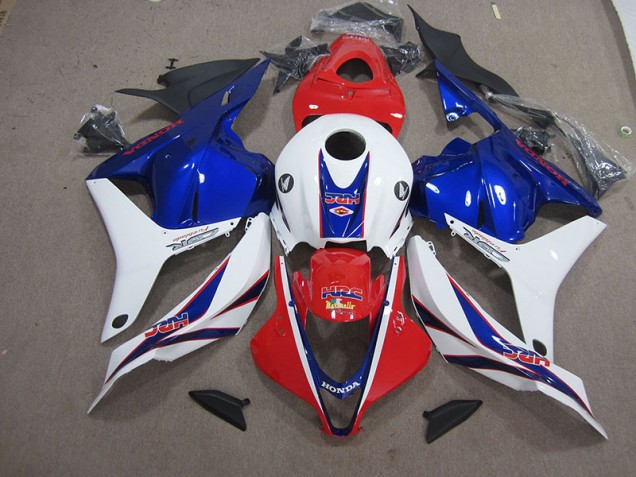 Affordable 2009-2012 Red White Blue HRC Honda CBR600RR Motorbike Fairing UK