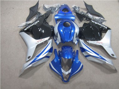 Affordable 2009-2012 Blue Silver Black Honda CBR600RR Motorbike Fairing UK