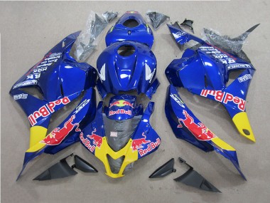 Affordable 2009-2012 Blue Red Bull Honda CBR600RR Motor Bike Fairings UK