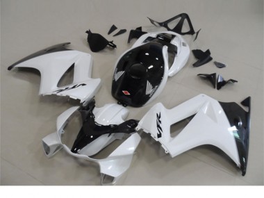 Affordable 2002-2013 White Black Honda VFR800 Bike Fairing Kit UK
