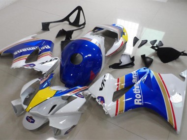 Affordable 2002-2013 Blue White Rothmans Honda VFR800 Motorcycle Fairing Kits UK