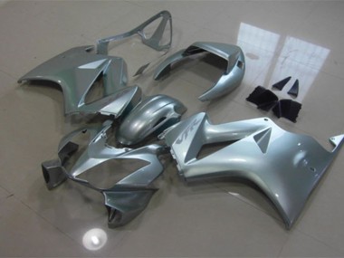 Affordable 2002-2013 Silver Honda VFR800 Motorcycle Fairing Kit UK