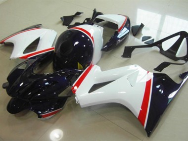 Affordable 2002-2013 White Blue Honda VFR800 Replacement Motorcycle Fairings UK
