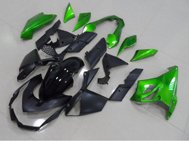 Affordable 2007-2009 Black Green Kawasaki Z1000 Motorcycle Replacement Fairings UK