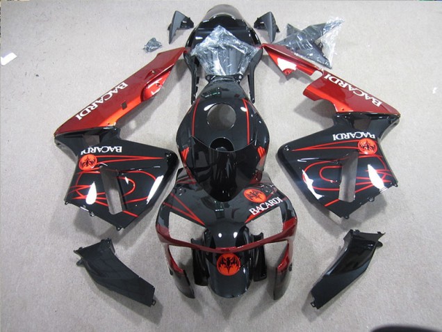 Affordable 2003-2005 Black Red Racardi Kawasaki ZX10R Bike Fairing UK Affordable 2003-2005 Black Red Racardi Kawasaki ZX10R Bike Fairing UK