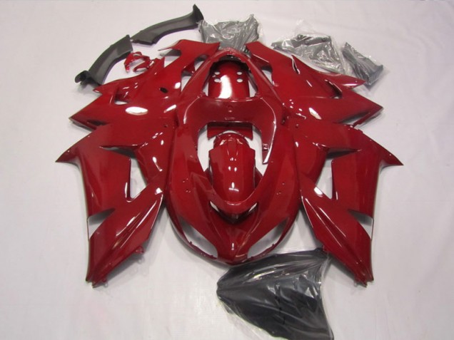 Affordable 2006-2007 Red Kawasaki ZX10R Replacement Fairings UK