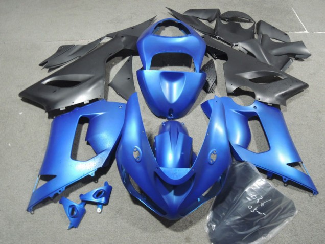 Affordable 2005-2006 Blue Kawasaki ZX6R Motorbike Fairing Kits UK Affordable 2005-2006 Blue Kawasaki ZX6R Motorbike Fairing Kits UK
