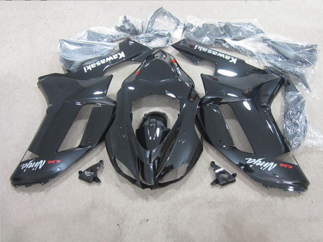Affordable 2007-2008 Black Ninja 636 Kawasaki ZX6R Moto Fairings UK Affordable 2007-2008 Black Ninja 636 Kawasaki ZX6R Moto Fairings UK