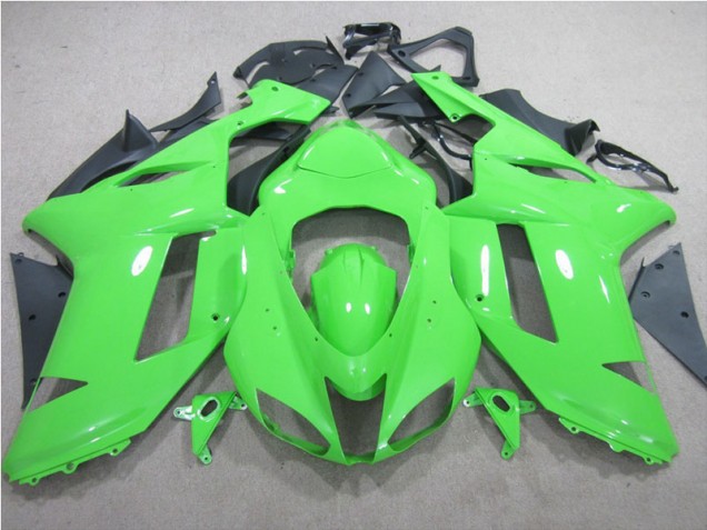 Affordable 2007-2008 Green Kawasaki ZX6R Replacement Motorcycle Fairings UK Affordable 2007-2008 Green Kawasaki ZX6R Replacement Motorcycle Fairings UK