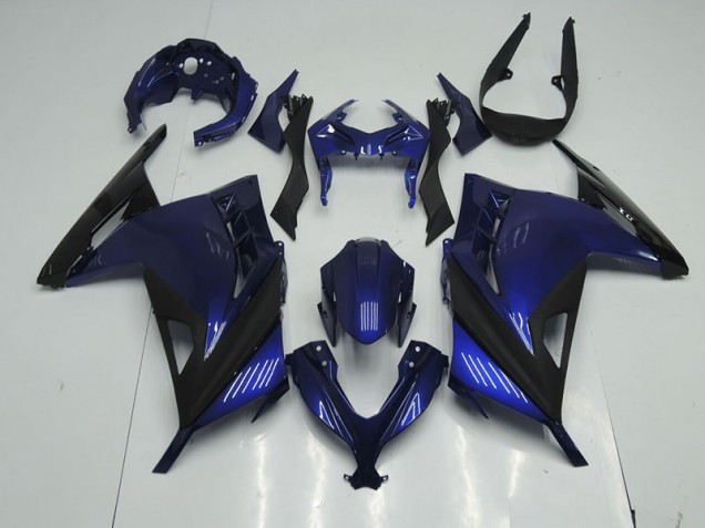 Affordable 2013-2016 Blue Black Kawasaki ZX300R Motorcyle Fairings UK Affordable 2013-2016 Blue Black Kawasaki ZX300R Motorcyle Fairings UK