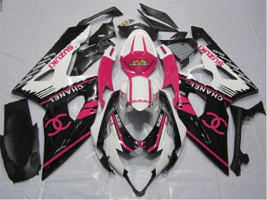 Affordable 2005-2006 Pink Chanel Suzuki GSXR1000 Motorbike Fairing UK