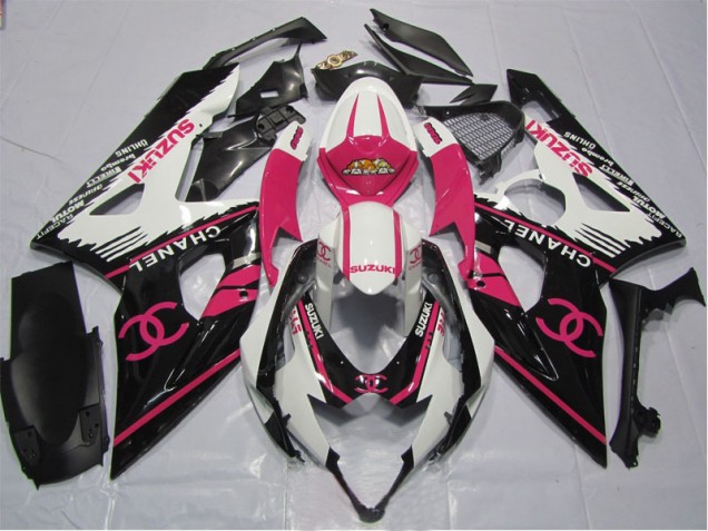 Affordable 2005-2006 Pink Chanel Suzuki GSXR1000 Motorbike Fairing UK Affordable 2005-2006 Pink Chanel Suzuki GSXR1000 Motorbike Fairing UK