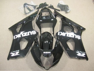 Affordable 2003-2004 Black White Decal Suzuki GSXR1000 Motor Bike Fairings UK
