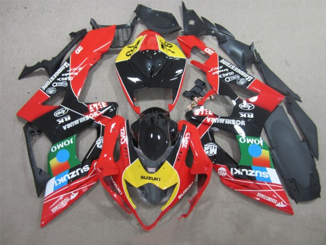 Affordable 2005-2006 Black Red Yellow Suzuki GSXR1000 Bike Fairings UK Affordable 2005-2006 Black Red Yellow Suzuki GSXR1000 Bike Fairings UK
