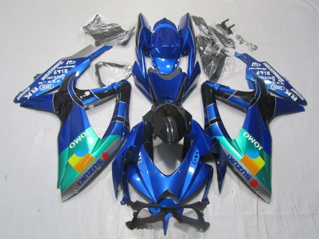 Affordable 2007-2008 Blue Black Green Jomo Suzuki GSXR1000 Motorcycle Bodywork UK Affordable 2007-2008 Blue Black Green Jomo Suzuki GSXR1000 Motorcycle Bodywork UK