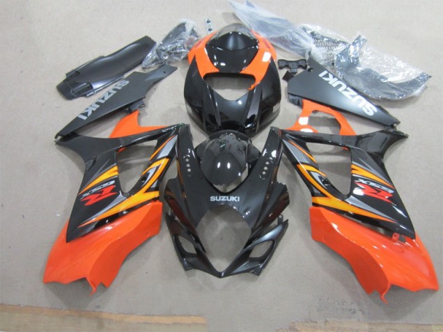 Affordable 2007-2008 Black Orange Suzuki GSXR1000 Motorcycle Fairings UK Affordable 2007-2008 Black Orange Suzuki GSXR1000 Motorcycle Fairings UK