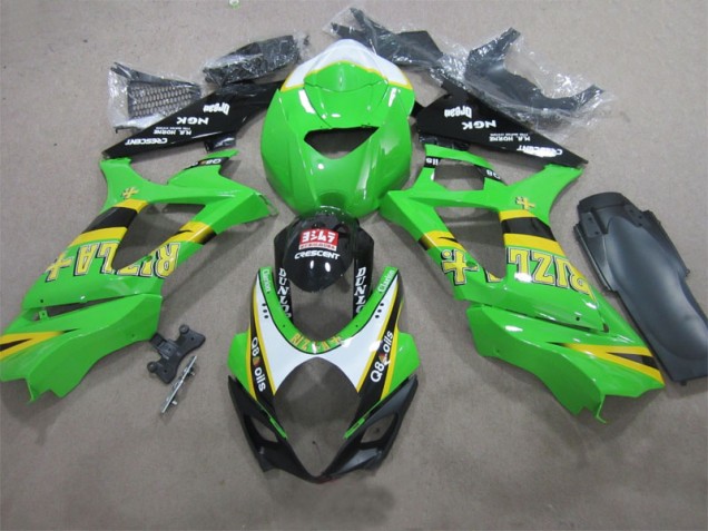 Affordable 2007-2008 Green Rizla Q8 oils Suzuki GSXR1000 Motorcycle Fairing UK Affordable 2007-2008 Green Rizla Q8 oils Suzuki GSXR1000 Motorcycle Fairing UK
