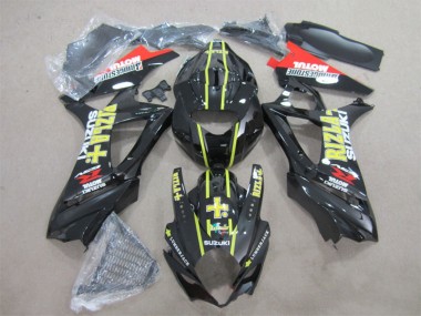 Affordable 2007-2008 Black Yellow Rizla Suzuki GSXR1000 Bike Fairings UK