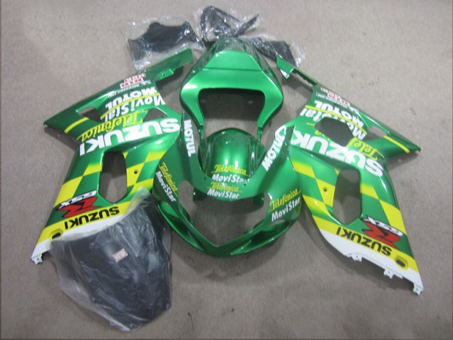 Affordable 2001-2003 Telefunica Movistar Suzuki GSXR600 Motor Bike Fairings UK Affordable 2001-2003 Telefunica Movistar Suzuki GSXR600 Motor Bike Fairings UK