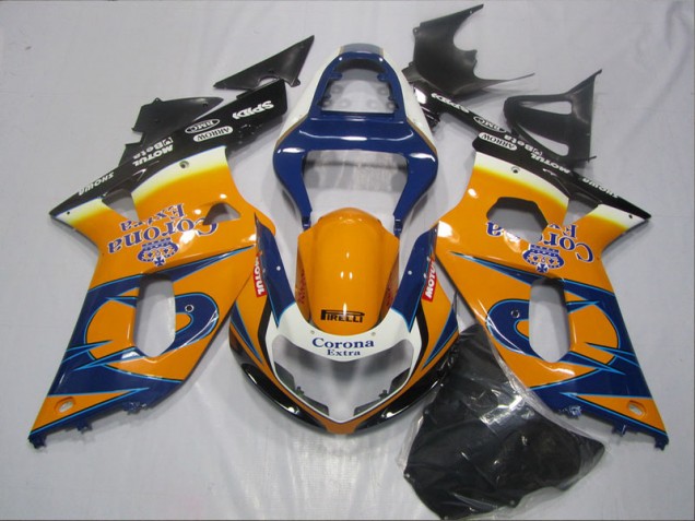 Affordable 2001-2003 Blue Orange Corona Extra Suzuki GSXR600 Bike Fairing UK Affordable 2001-2003 Blue Orange Corona Extra Suzuki GSXR600 Bike Fairing UK