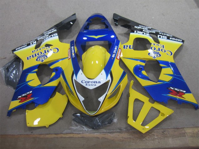 Affordable 2004-2005 Yellow Blue Corona Extra Suzuki GSXR600 Motorcycle Fairings UK Affordable 2004-2005 Yellow Blue Corona Extra Suzuki GSXR600 Motorcycle Fairings UK