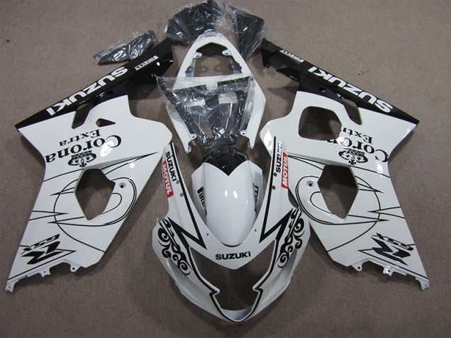 Affordable 2004-2005 White Corona Extra Motul Suzuki GSXR600 Bike Fairing Kit UK Affordable 2004-2005 White Corona Extra Motul Suzuki GSXR600 Bike Fairing Kit UK